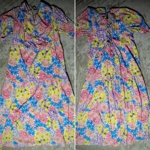 Influence Floral Maxi Dress | Size M |